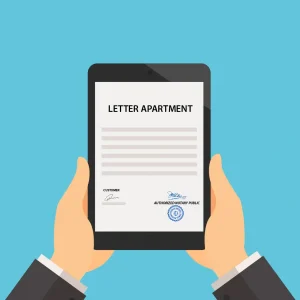 Letter Apartment Notarization