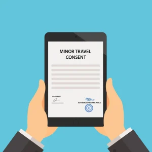 Minor Travel Consent Notarization