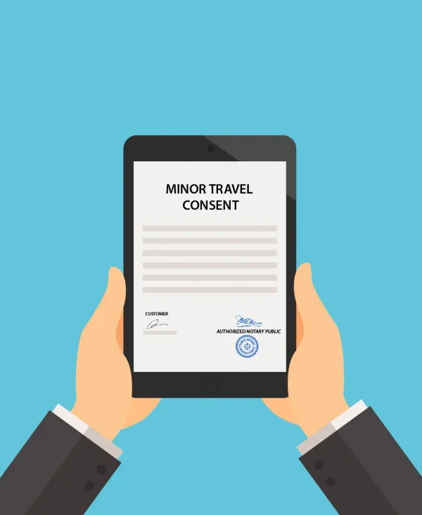 Minor Travel Consent Notarization