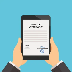 Signature Notarization (choose this if document is missing signature)