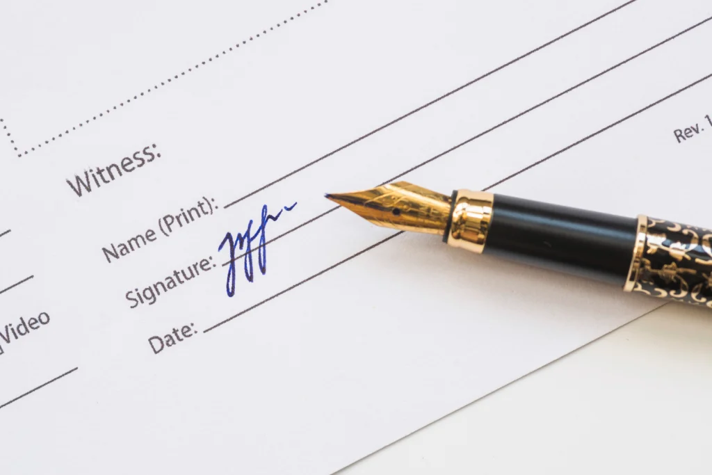 Signature Notarization Signature Notarization